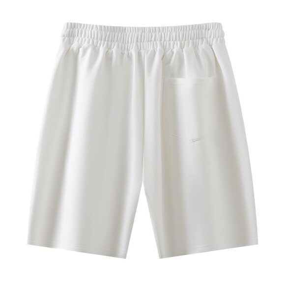 Casablanca White Graphic-Print Drawstring Athletic Shorts - Picture 2 of 8
